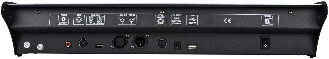 Monoprice 16-Channel Universal DMX-512 Controller - MIDI Compatible, Control up to 12 Intelligent Lights - Stage Right Series