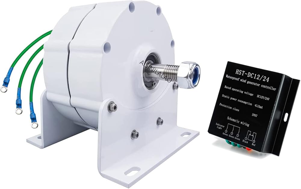 12000W 12V 24V 48V Low RPM Permanent Magnet Generator with DC Controller 3 Phase Gearless Permanent Magnet Generator for Wind Turbine Generator