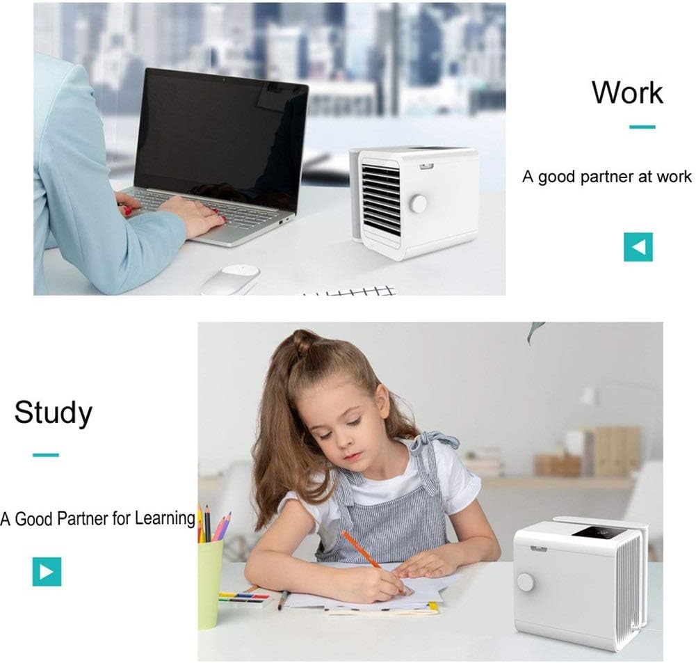 Air Cooler Air Conditioner Fan Small Air Cooler Desktop Small Air Conditione Purifier Air Flow Cooling Cool Fan(