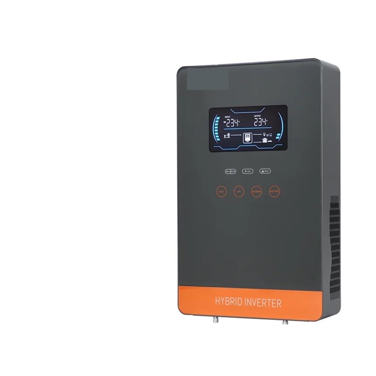 Solar Controller, 4500W 6500W Hybrid Solar Inverter 24V 48V 230VAC Off Grid Inverter with MPPT 150A Solar Charr 6.25 Inch Touch Button(4500W 24V,with WiFi)