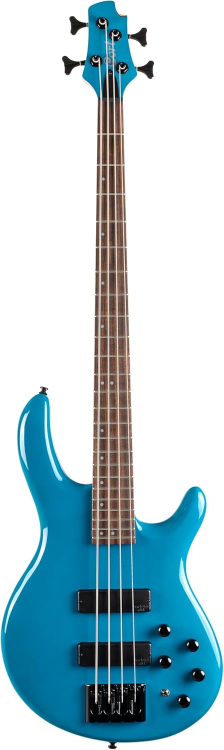Cort Artisan Series C4 Deluxe 4-String Bass Candy Blue