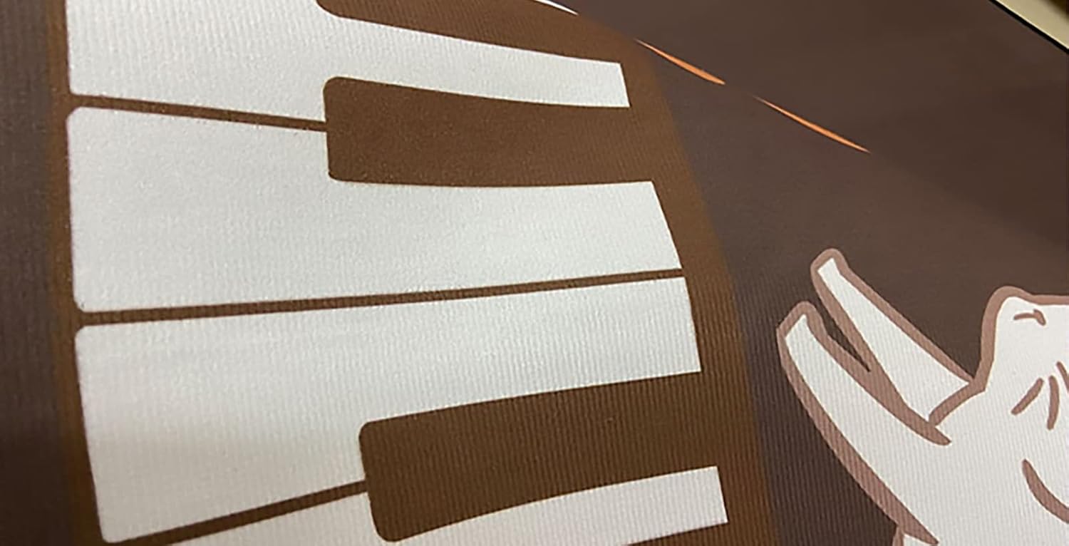 Sound Absorbing Rug for Studio Room & Classroom, Home Piano Carpet Drum Floor Mat with Non-Slip Backing, Machine Washable ，Thickness About 7MM/0.28