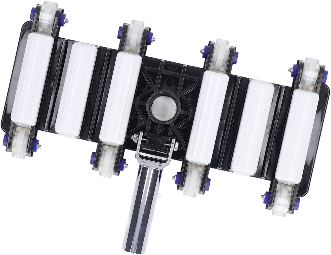 LIANGLIDE 14-inch Pool Vacuum Head Plastic, Wheels, Side Brushes, Durable, for Swimming Pool Water Park, Underwater Cleaner Accessory, Handheld