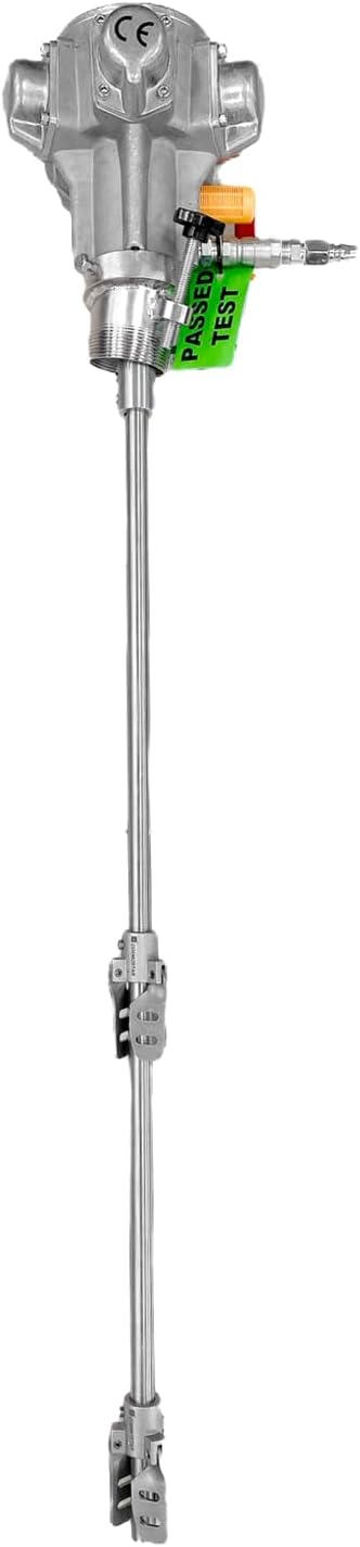 COSMOSTAR M0707 1/2 HP Bung Mount 55G Pneumatic Agitator | Barrel Drum Mixer | Pneumatic Bracket Mixer, Paint Stirring Machine Bracket Air Agitator Paint Mix Tool