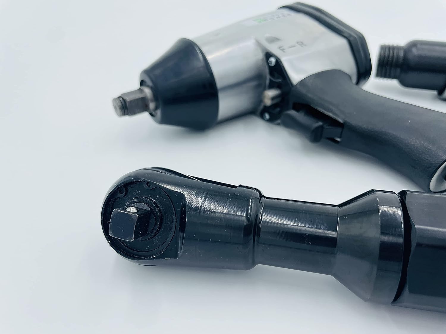 50 Pieces Air Tool Kit. 1-1/2'' Impact Wrench, 1-3/8'' Ratchet Wrench, 5-Air Hammer w/Chisels, and other great tool accessories. D-W3-50K