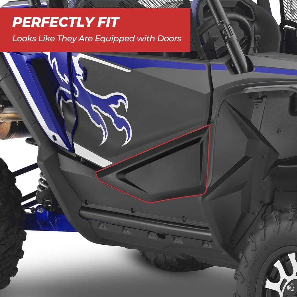 KEMIMOTO UTV Front Lower Doors, UTV Doors with Built in Frame, Block Dust & Mud, Compatible with Talon 1000X/1000R/1000X-4 2019-2025, Replaces 08R77-HL6-A00, Accessories 2 Front Lower Doors