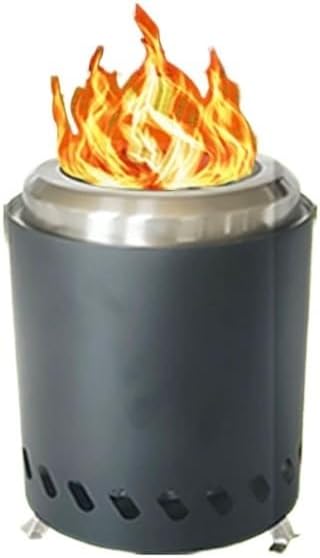 Outdoor Fireplaces Portable Stainless Steel Double Combustion Camping Brazier Fire Pit Wood Heater Fire Pits