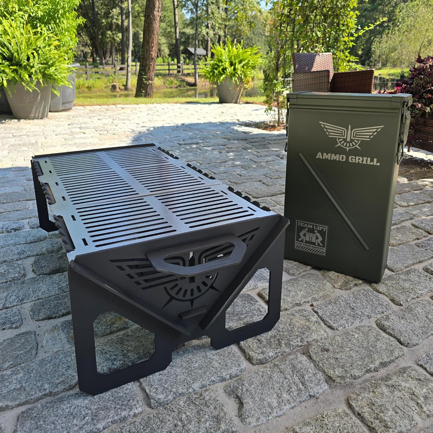 – PA156 Heavy-Duty Fire Pit & Grill | 1/4