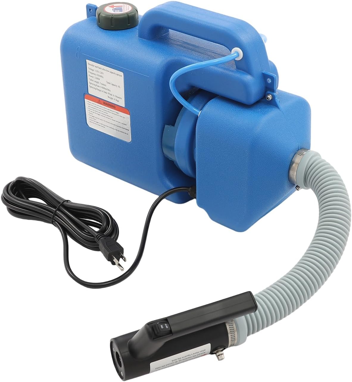 Bacocoo 8L Electric ULV Cold Fogger Machine with Backpack Mist Atomizer, Adjustable Flow Rate Electric Atomizer Sprayer, Large Area Spraying for Home Indoor and Outdoor.