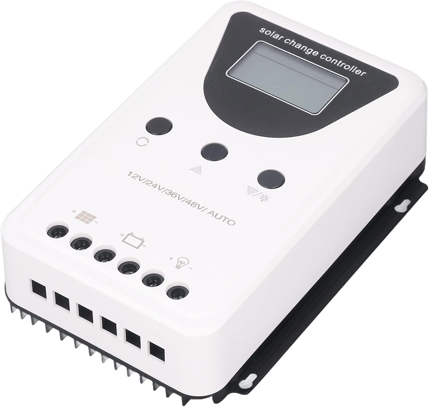 ciciglow 100A MPPT Solar Controller, 12/24/36/48V, LCD Display, ciciglow8rd9pntya76291-13, Multiple Load Control Modes