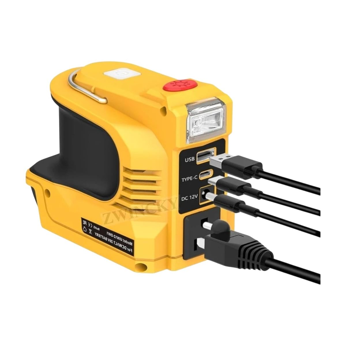 180W LI-Thitium Battreriy Lnvecteri Multifunction High-Speed Charging Support Power Adaptier Handheld Power Tools for 20V Battreriy (No Battreriy)