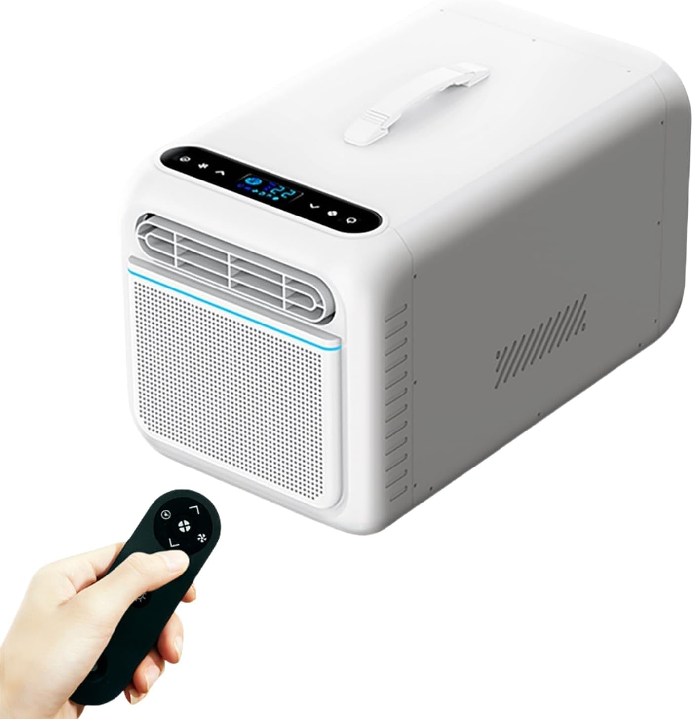 Portable Air Conditioners for Room & Outdoor, with Remote,Low Noise 38dB,Handle Design, Perfect for Tent, Garage White