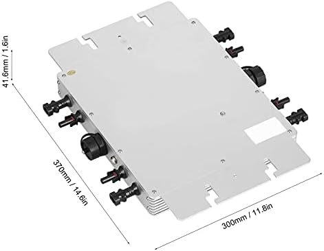 Solar Grid Tie Micro Inverter with Pure Sine Wave Solar Converter for Home Energy Systems - Smart Solar Inverter with Real Time Monitoring via APP