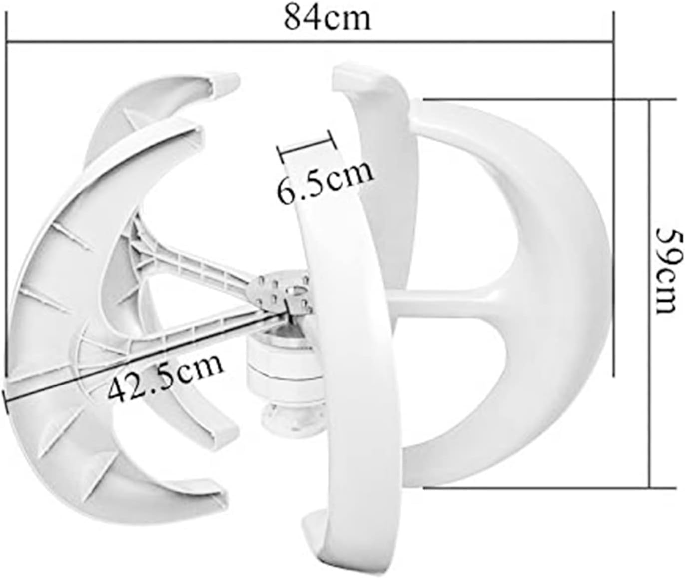 8000W 12V 24V Vertical Axis Wind Turbines Generator with Controller Lantern Motor Kit for Home Hybrids Streetlight