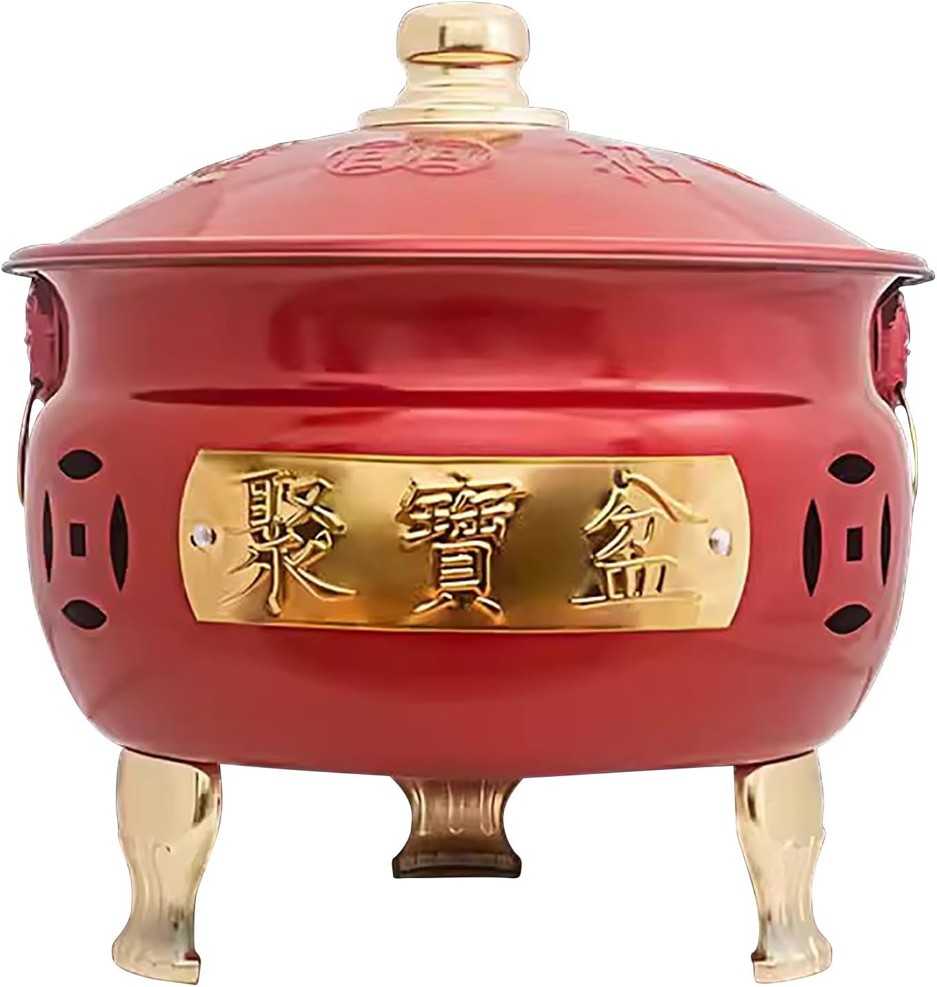 Incinerator Burn Barrel，Outdoor Burn Barrel Fire Pit Heavy Duty Burn Cage for Paper, Leaf Trash, and Garden Waste Incineration(Red)