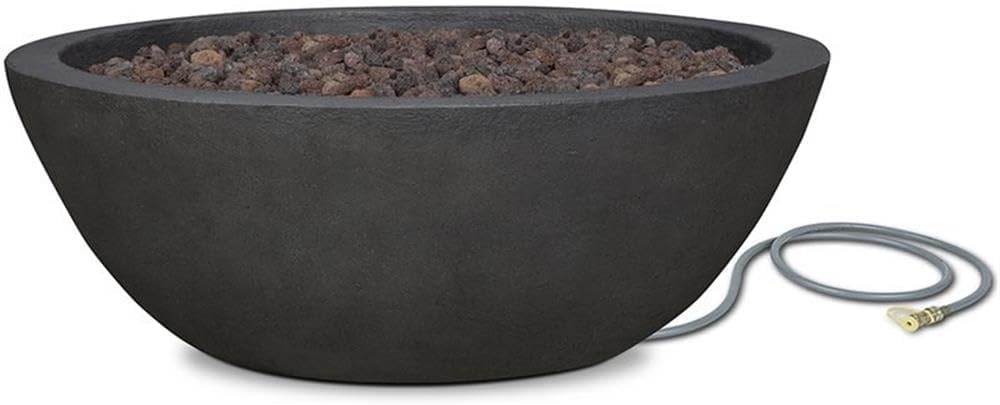 Bowery Hill Traditional Propane Fire Pit Bowl in Slate Gray