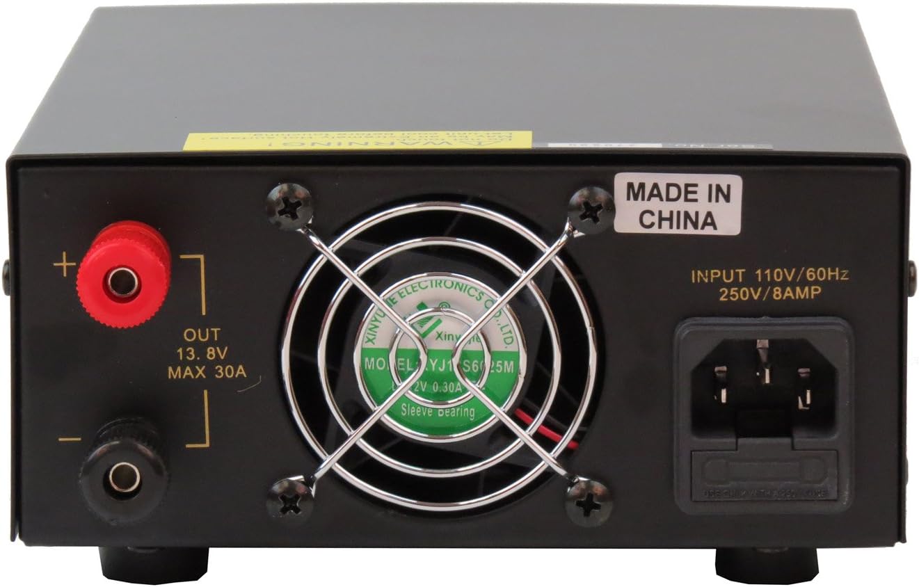 Tekpower Analog Display TP30SWI 30 Amp DC 13.8V Switching Power Supply with Noise Offset