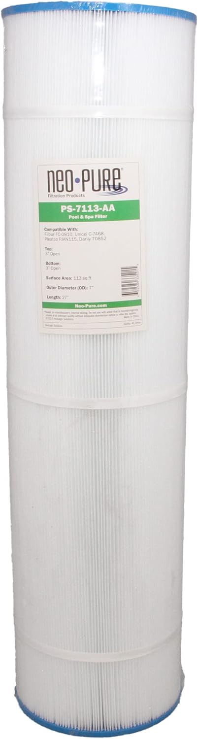 Neo-Pure PS-7113-AA Pool and Spa Filter 7