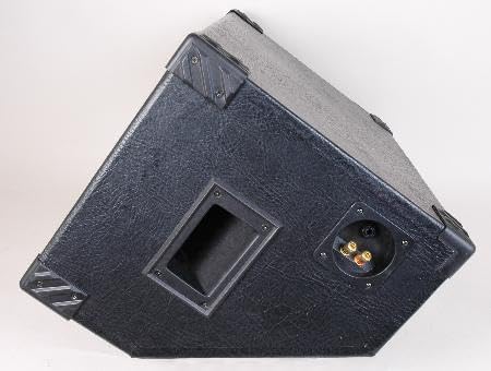 10'' PA/DJ Floor Monitor Speaker 220W, 50Hz-20KHz, 8 Ohm, Heavy Duty Black Steel Frame woofer