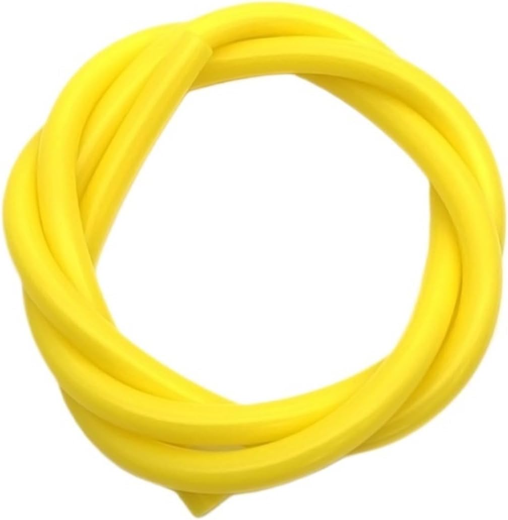 Revive Furniture 3M Food Grade Clear Transparent Silicone Rubber Hose ID 2 3 4 5 6 7 8 9 10 12 16mm O.D Flexible Nontoxic Tube(Yellow Silicone Tube,3M_OD 16XID 12MM)