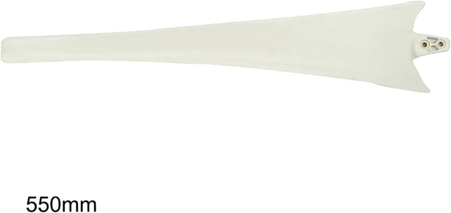 CAJUCA DIY Blades 5 Pack Wind Blades Set Wind Turbine Generator Blades with Hub and Cover Horizontal Windmill Accessories