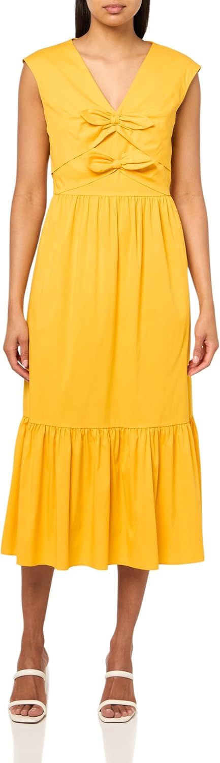 Anne Klein Women's Bow Detail Modern Midi Dress