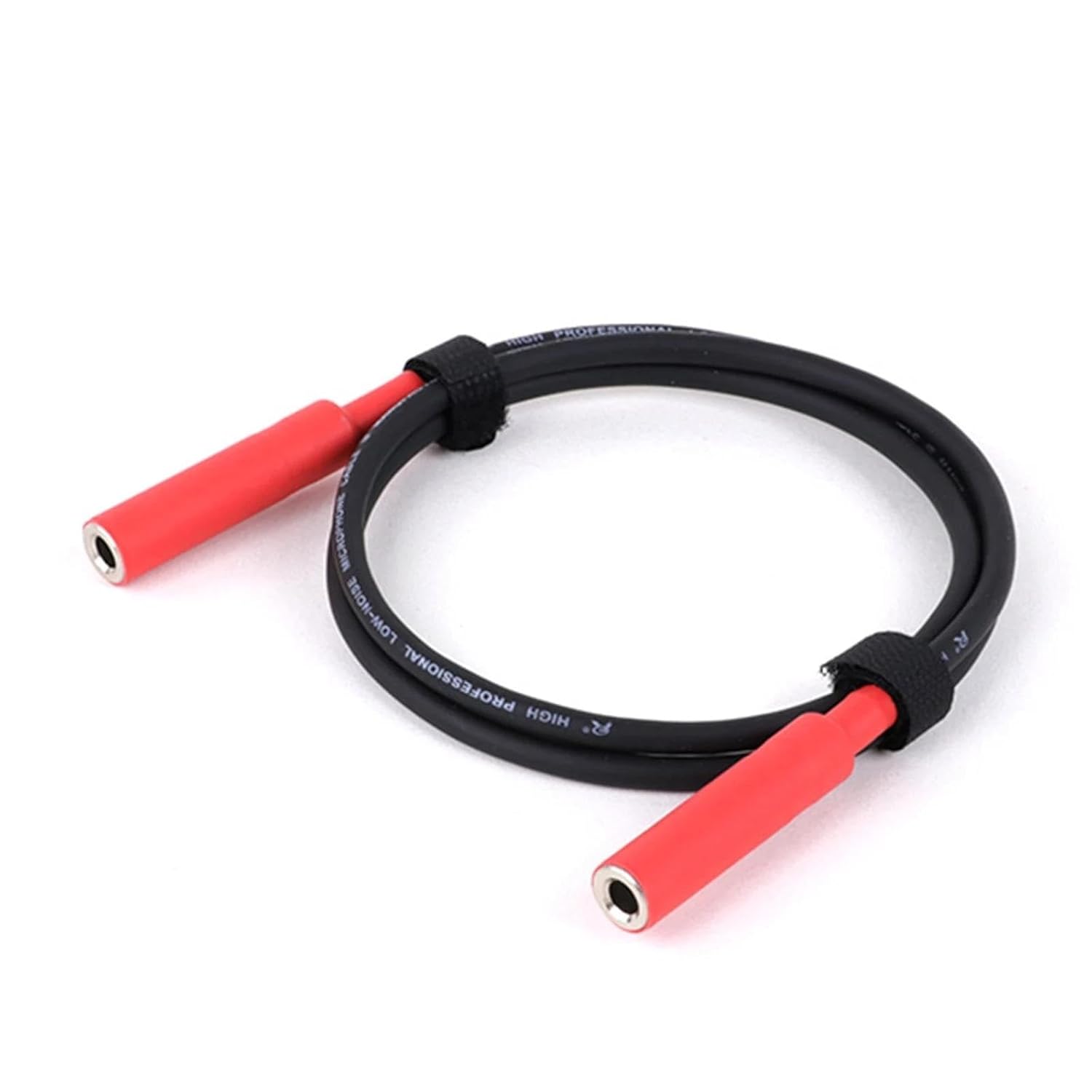 Pro Audio Cable 1/4 Female to 1/4 Female Coupler 6.35mm Adapter Connector Extend 6.5 Mono Cable Cord for Guitar Speaker Amplifier(BK,10m)