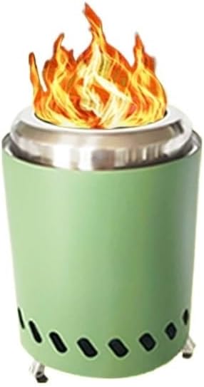 Outdoor Fireplaces Portable Stainless Steel Double Combustion Camping Brazier Fire Pit Wood Heater Fire Pits