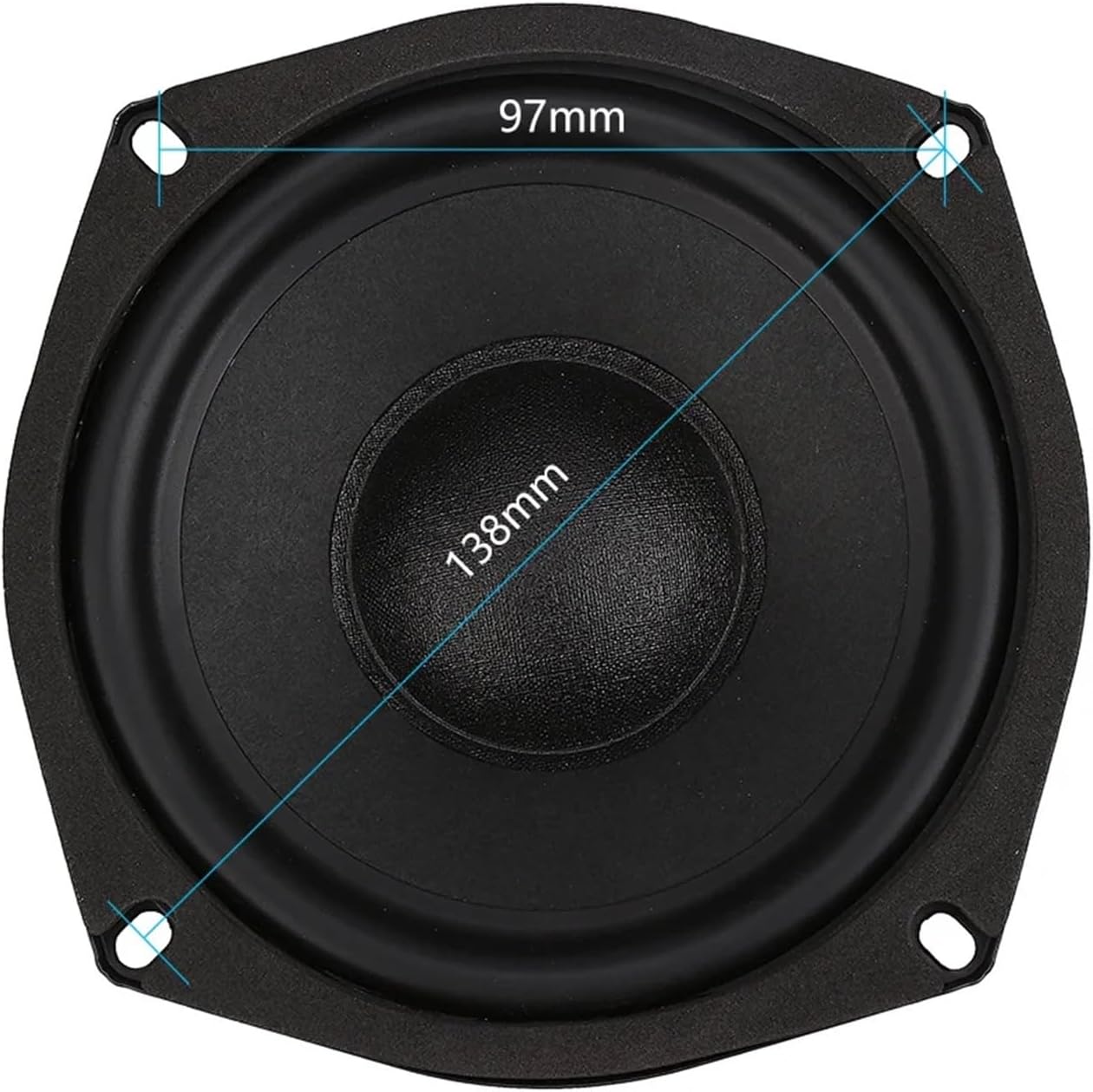 5.25 Inch Subwoofer Sound Speaker Driver 4 8 Ohm 120W Home Theater HiFi Power Woofer Music Loudspeaker(4 Ohm Speaker)