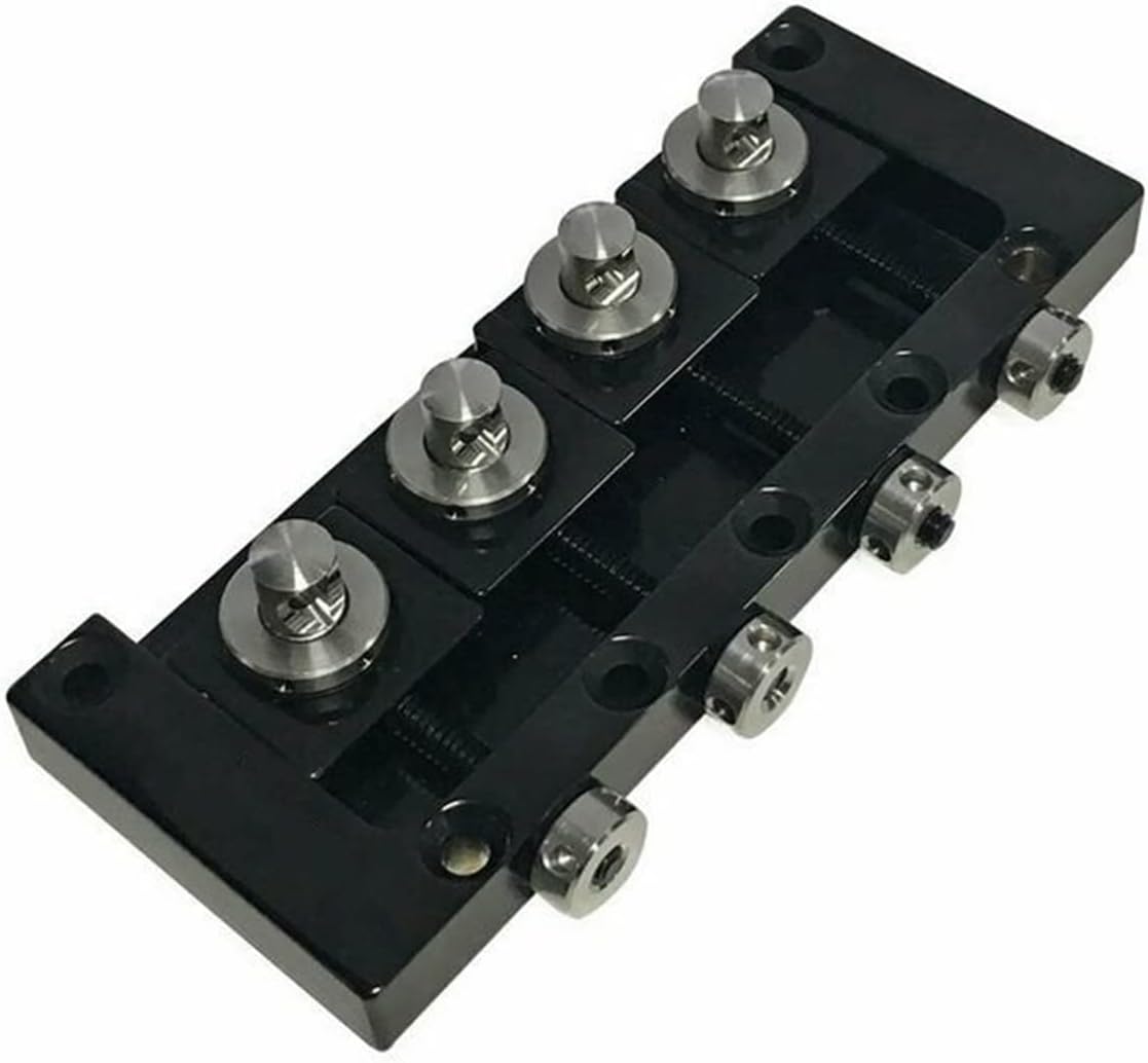 Black Saddle-Less 4 String Bass Bridge Electric Guitar Bridge