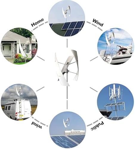 14000W Vertical Wind Turbine Generator Kit - 12V/24V/48V/220V Small 3-Phase AC Turbine with MPPT Controller for Sustainable Industrial Energy Solutions