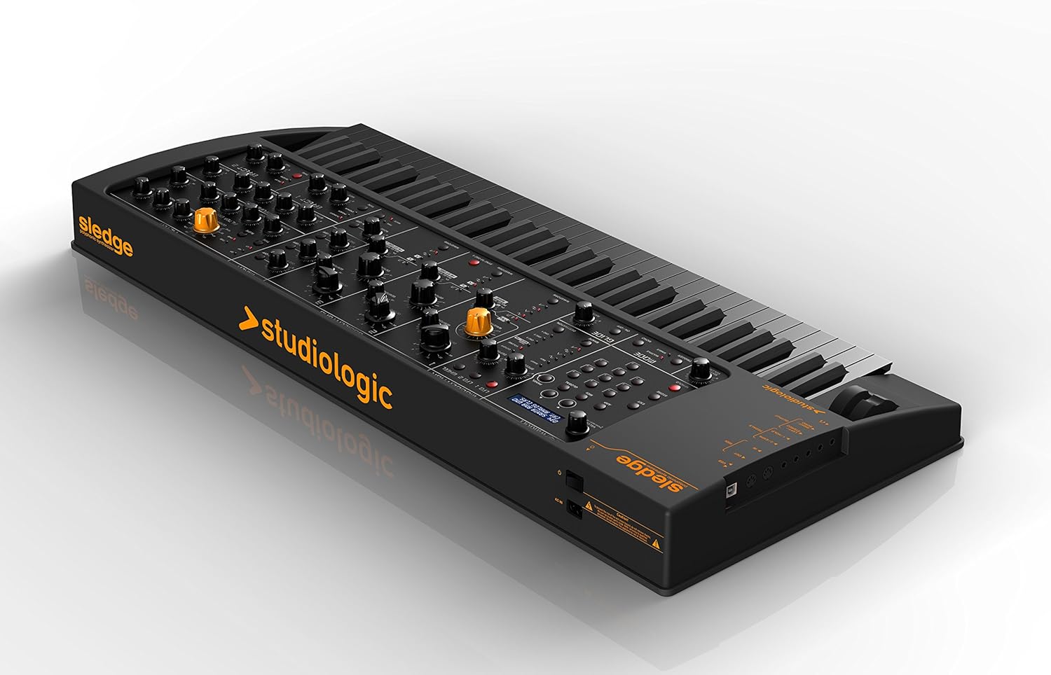 Studiologic Sledge 2 Black Edition Synthesizer with 61-Key Semi-Weighted Keyboard