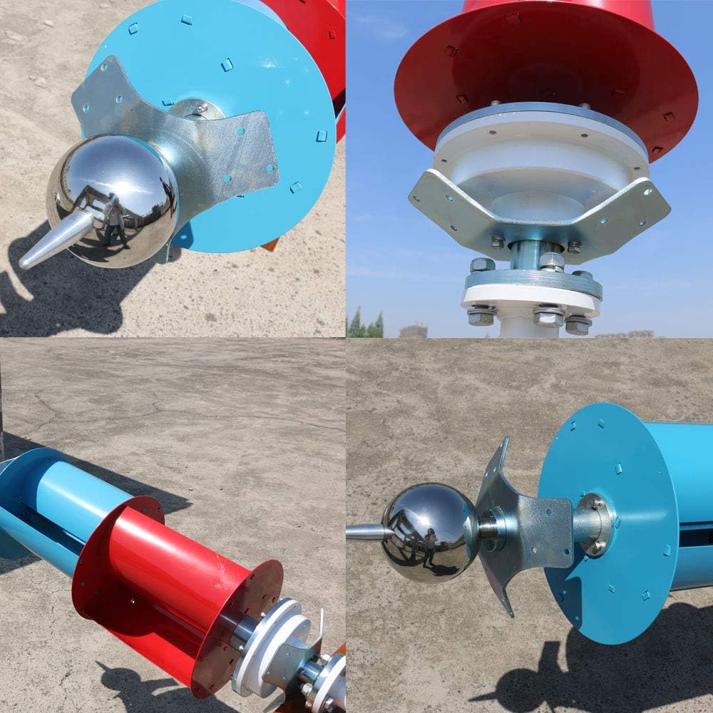 300w Vertical Axis Wind Turbine 1.3m Start Up 24v with Maglev Generator 200W 100W Packing with Controller (12V, 100W)