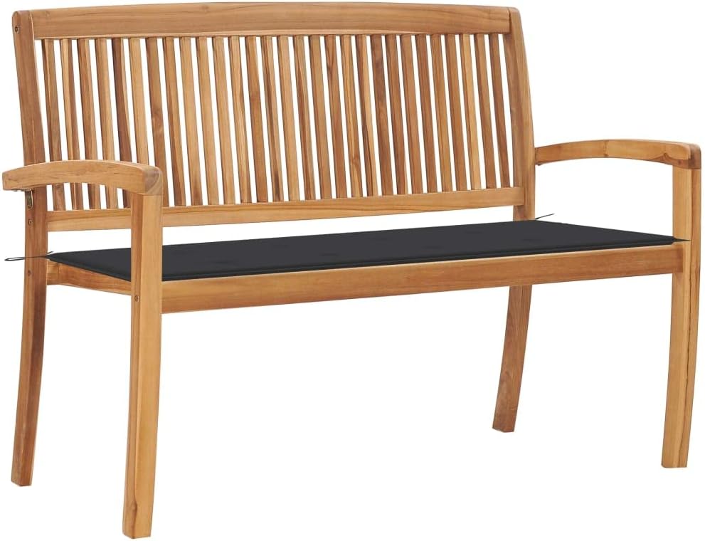 Patio Benches Stacking Patio Bench with Cushion 50.6