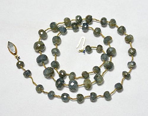 Blue Sapphire Beads, Faceted Rondelle Beads, Natural Sapphire Rondelles, Gemstone For Jewelry, 7mm To 10mm, 20 Inches Strand