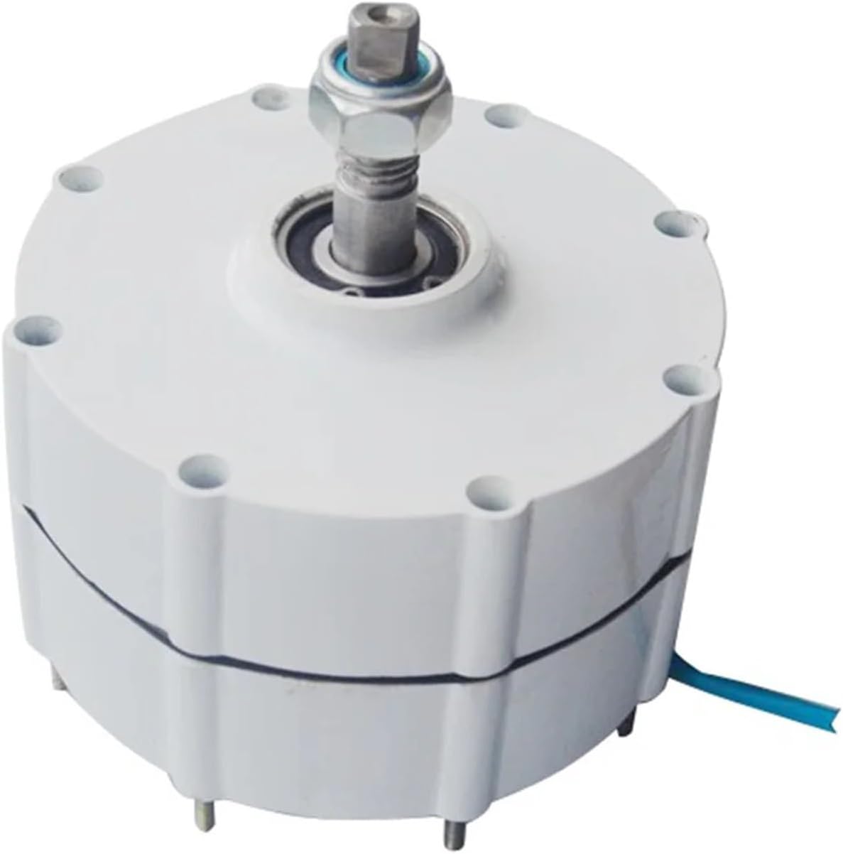 Low Speed Wind Turbines Generator 500W 600W 800W 12V 24V 48V Gearless Magnet Generator AC tors for Wind Turbine Water Turbine for Home, Farm, RVs, Boats(Without Base,48V_800W)