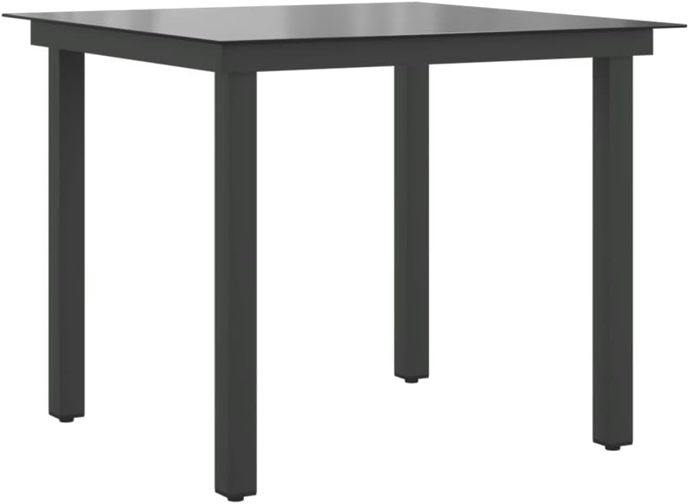 Patio Table Black 31.5