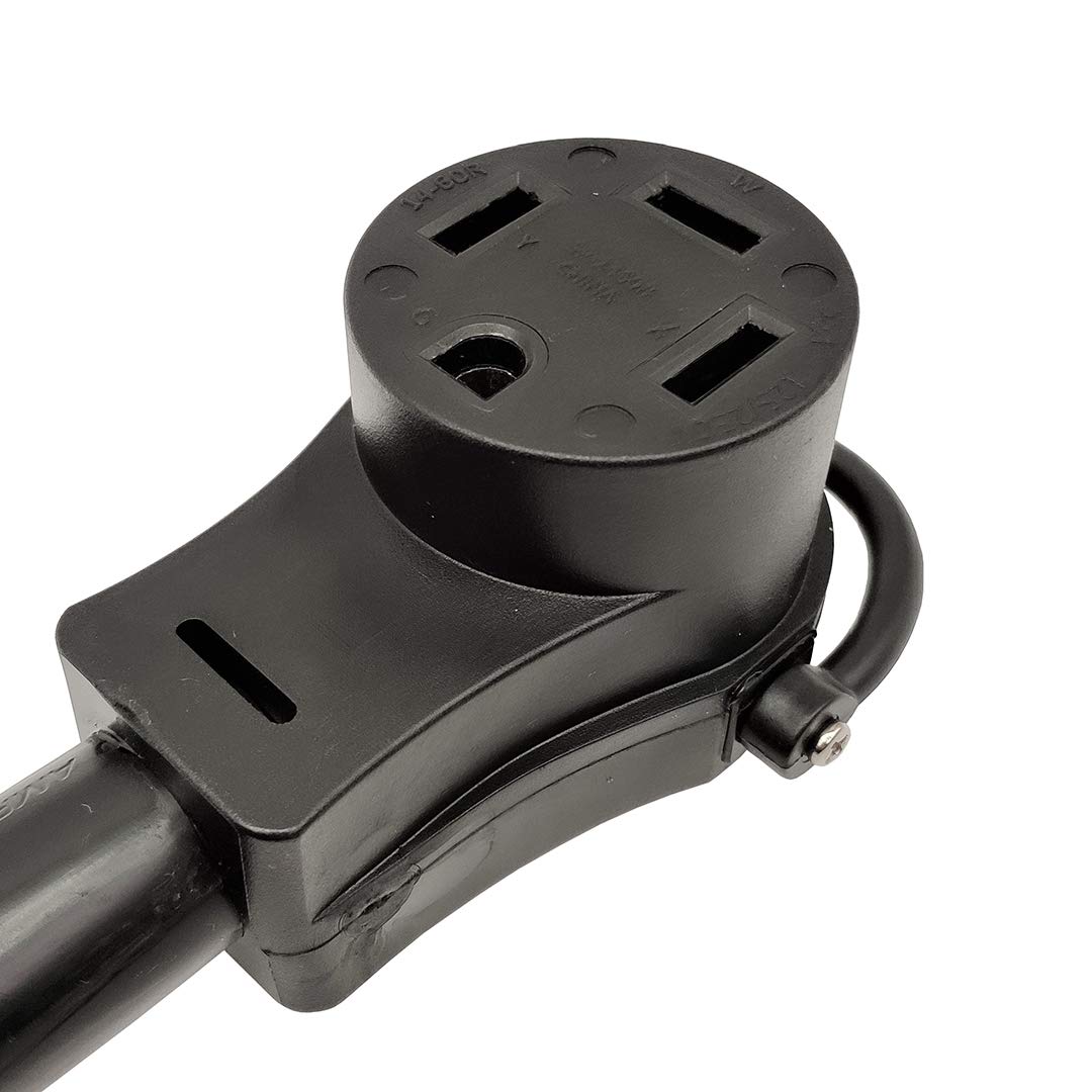 Parkworld NEMA 14-60 Oultet Female Generator/Welder Power Cord NEMA 14-60R Replacement Power Cord, UL Listed (8FT)