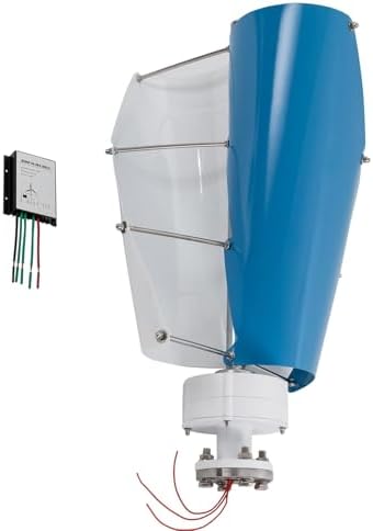 Low Noise 3500W Vertical Axis Maglev Wind Turbine Generator - 12V/24V/48V Free Energy Magnetic Levitation for Home Use, Eco-Friendly Renewable Energy Solution