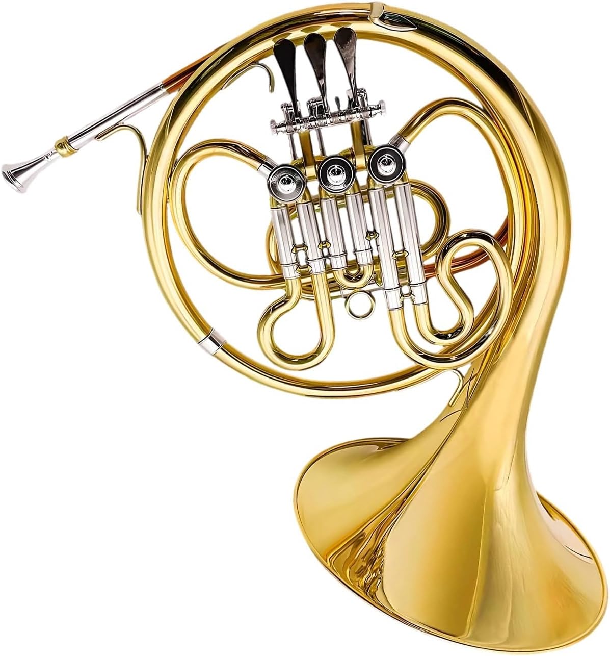 4 Key French Horn Musical Instrument B F Three Key Four Single Row Double French Horn With Accessories(1)
