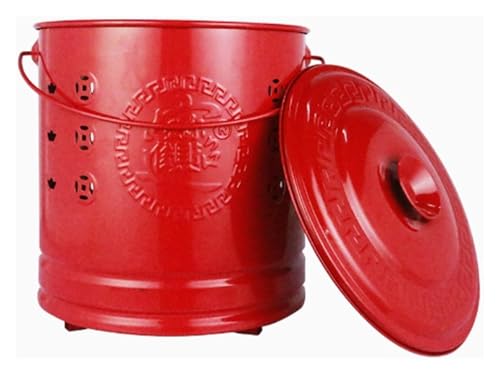 Extra Large Smokeless Stainless Steel Burn Barrel Incinerator with Lid - Outdoor Fire Bin for Garden Waste, Fire Pit, and Eco-Friendly Burning