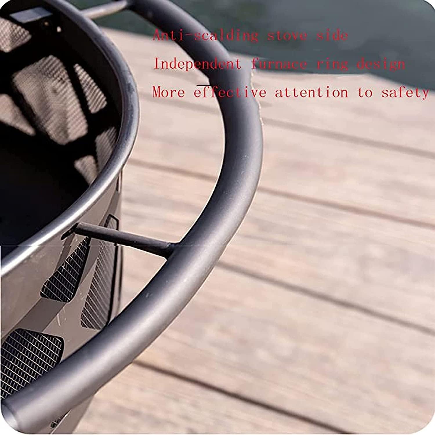 Outdoor Fire Pits Heaters BBQ Grill Firepit Bowl Wood Burning Fire Pit Garden Fire Pit with Grill G