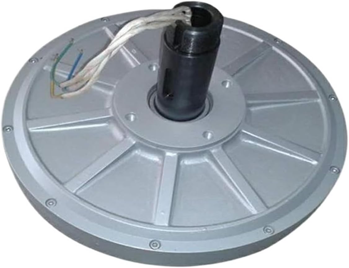 Wind Turbine Generator Kit, 300W Wind Generator 200RPM Coreless Permanent Magnet Generator Three Phase Low Wind Speed Starting Wind Turbines for Hybrid Solar Wind System(24VAC)