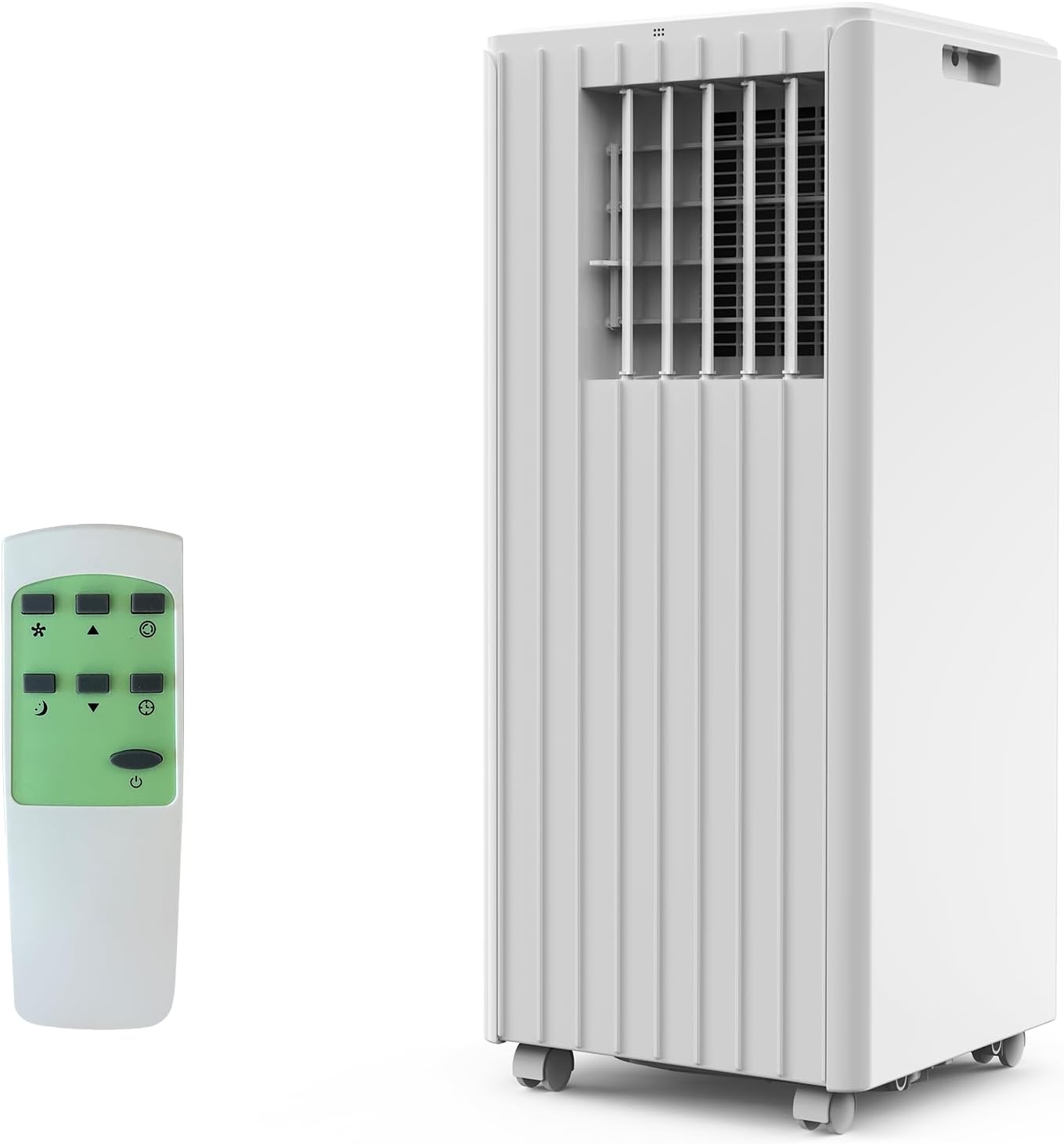 8000 BTU Portable Air Conditioner, 3 in 1 AC Unit Built-In Cool, Dehumidifier & Fan for Rooms Up to 350 Sq.Ft, Energy Saving AC with Remote/24H Timer for Dorms/Indoor Rooms, White