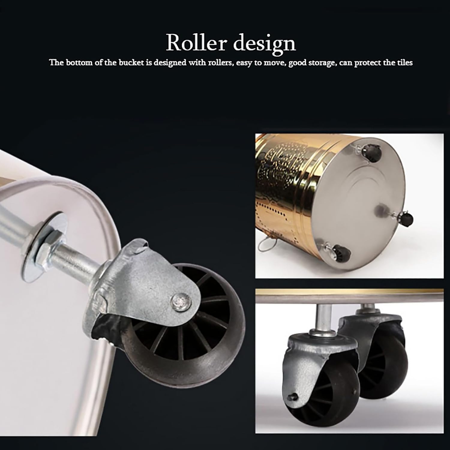 Stainless Steel Burn Barre with Bucket,Garden Incinerator Stove with Lid and Handle,Outdoor Smokeless Firepit,Burn Barrels for Outside for Paper Leaf Trash Wood