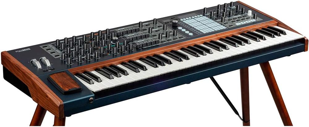 Arturia PolyBrute Analog Morphing Matrix Synthesizer Bundle with Piano Bench (Black, Small)