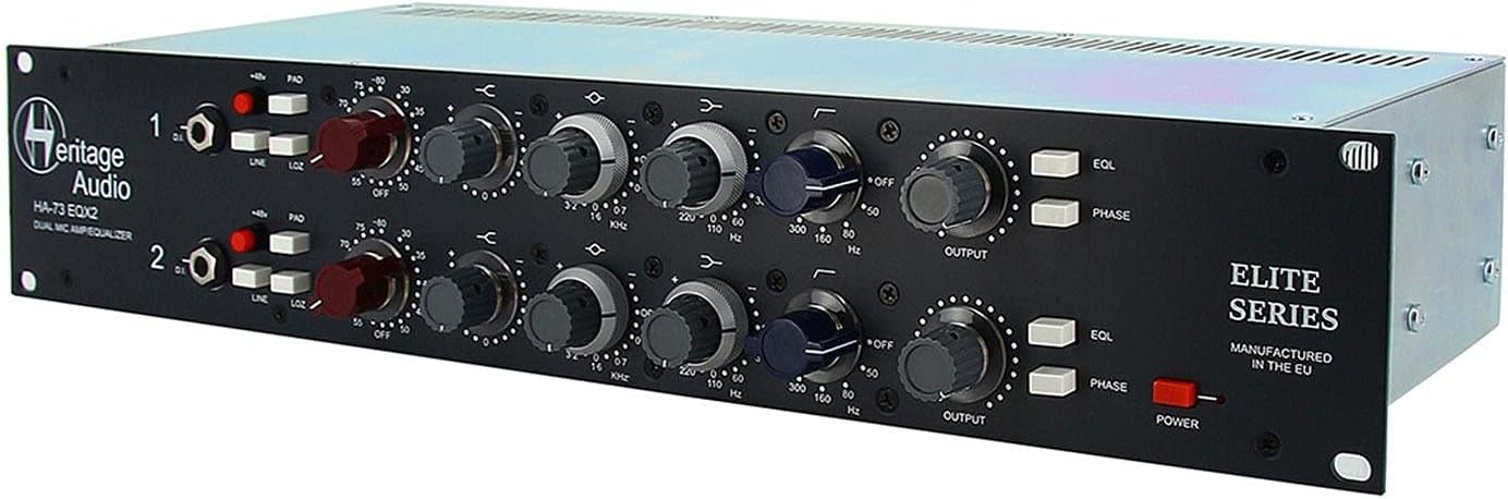 Heritage Audio HA73EQX2 Elite 2-Channel Microphone Preamp & EQ