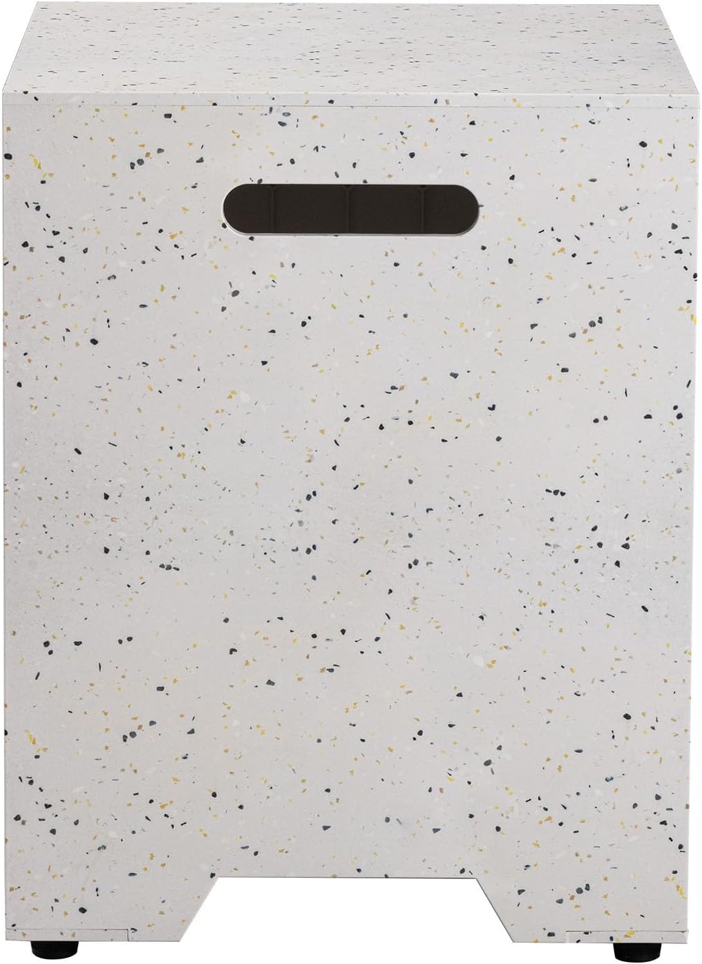 SUNBURY Slate Gray 16 inch Propane Tank Storage Box for 20 Gallon Propane Tanks,ABS Detachable Cover for Fire Pits,Doubles as Sturdy Outdoor Table