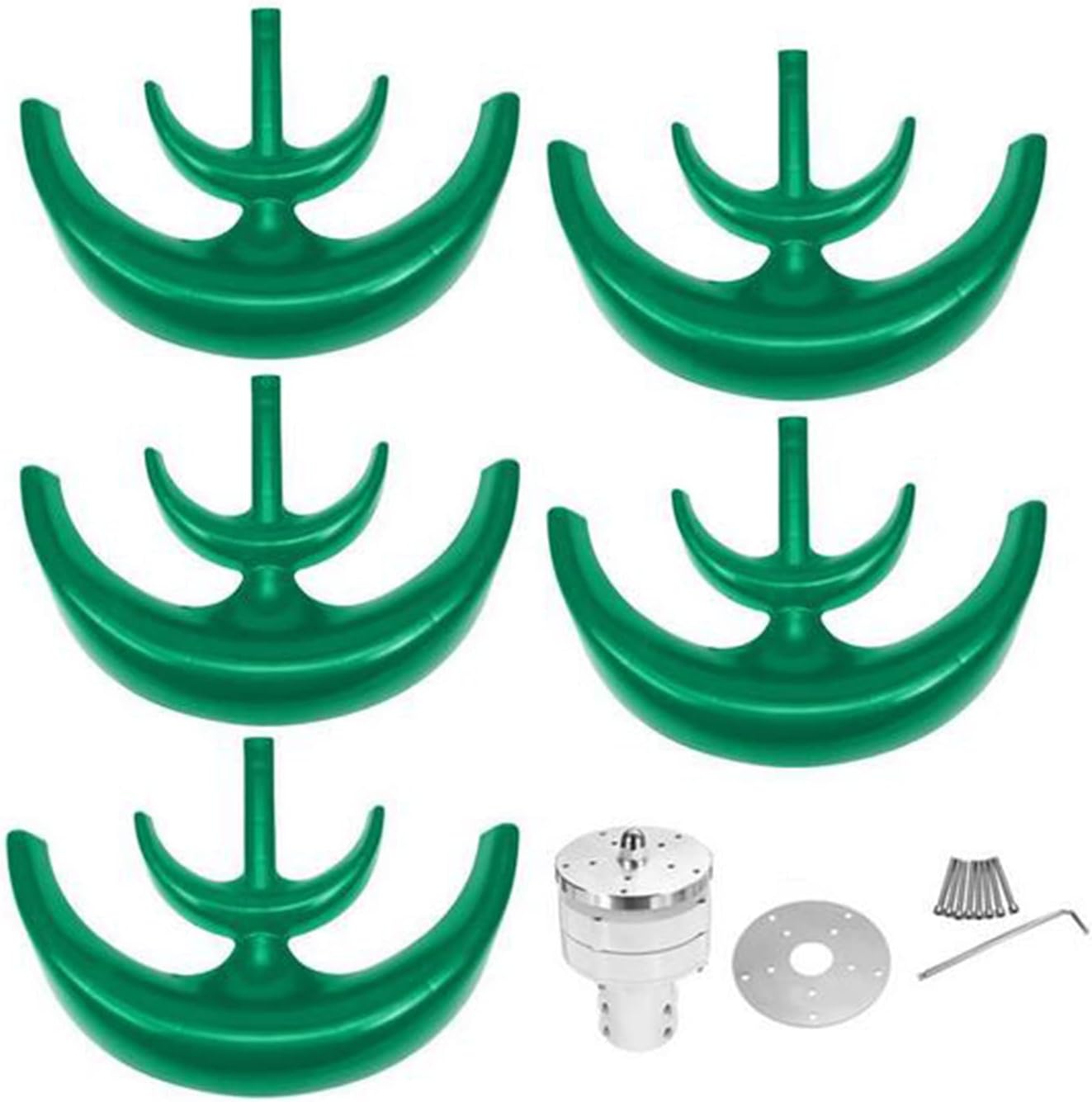 8000W 24V 48V Vertical Wind Turbine Small Wind Turbine, Home Use Low Noise High Efficiency Windmill for Wind Solar Hybrid System