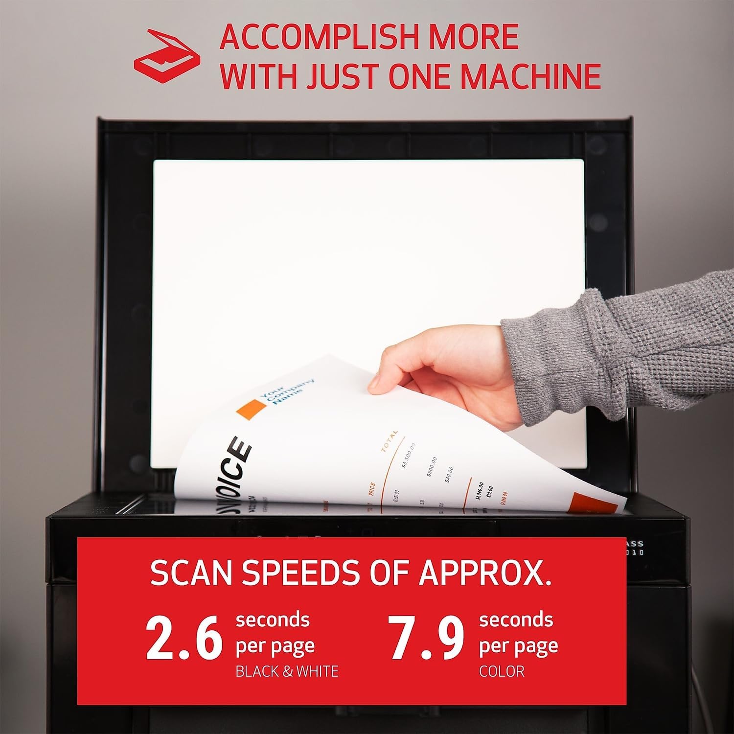 Canon imageCLASS MF3010 VP - Wired Monochrome Multifunction Laser Printer with Scanner, Copier, USB Cable Included, Up To 2,300 Page Toner Yield in Box, 19 PPM, Black